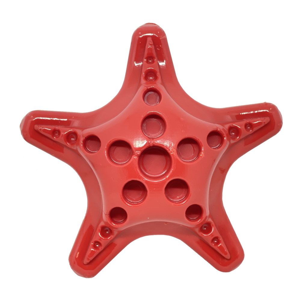 An image of SodaPup – True Dogs, LLC – SP Nylon Starfish – Red