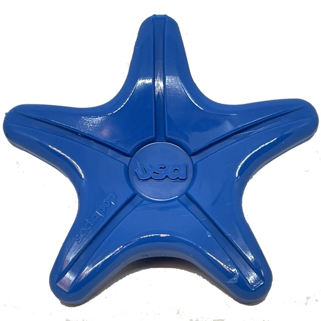 An image of SodaPup – True Dogs, LLC – SP Nylon Starfish – Blue