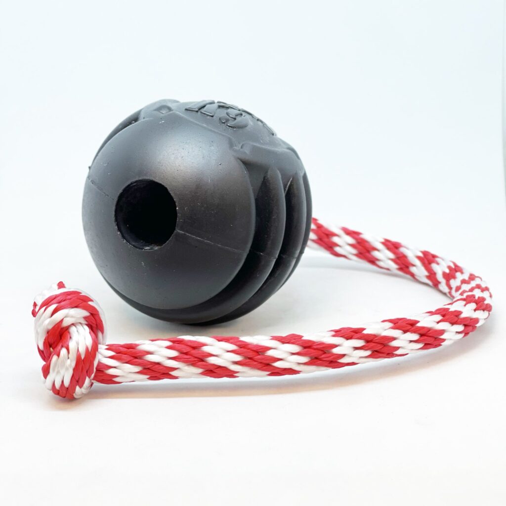 An image of SodaPup – True Dogs, LLC – USA-K9 Stars and Stripes Ultra-Durable Reward Toy – Black