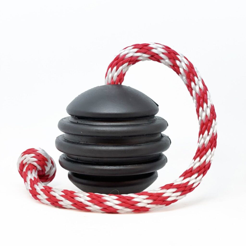 An image of SodaPup – True Dogs, LLC – USA-K9 Stars and Stripes Ultra-Durable Reward Toy – Black
