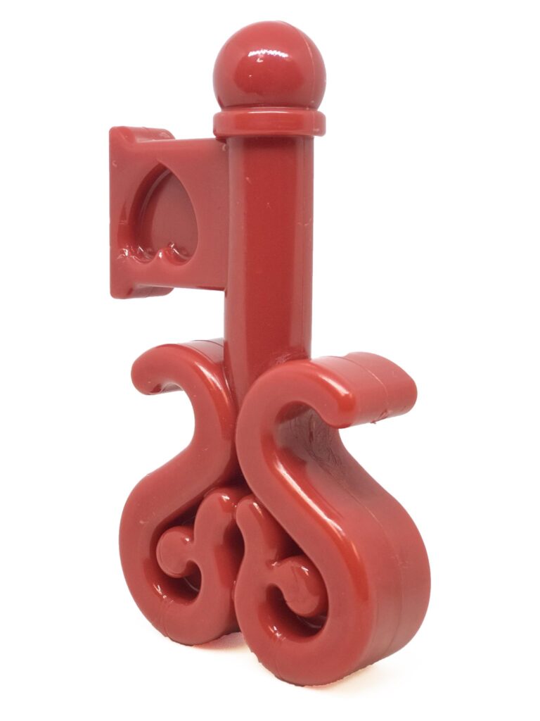 An image of SodaPup – True Dogs, LLC – MKB Nylon Key to Heart – Red