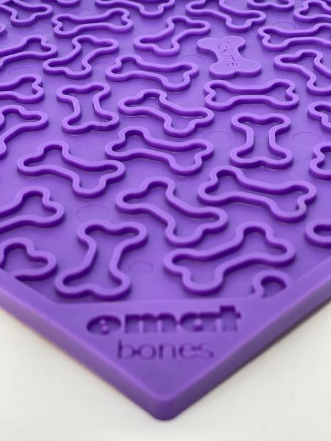 An image of SodaPup – True Dogs, LLC – SP Emat Bones – Large – Purple