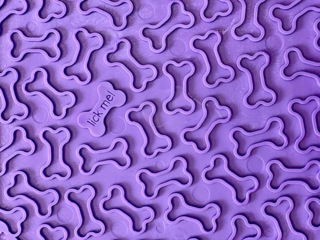 An image of SodaPup – True Dogs, LLC – SP Emat Bones – Large – Purple