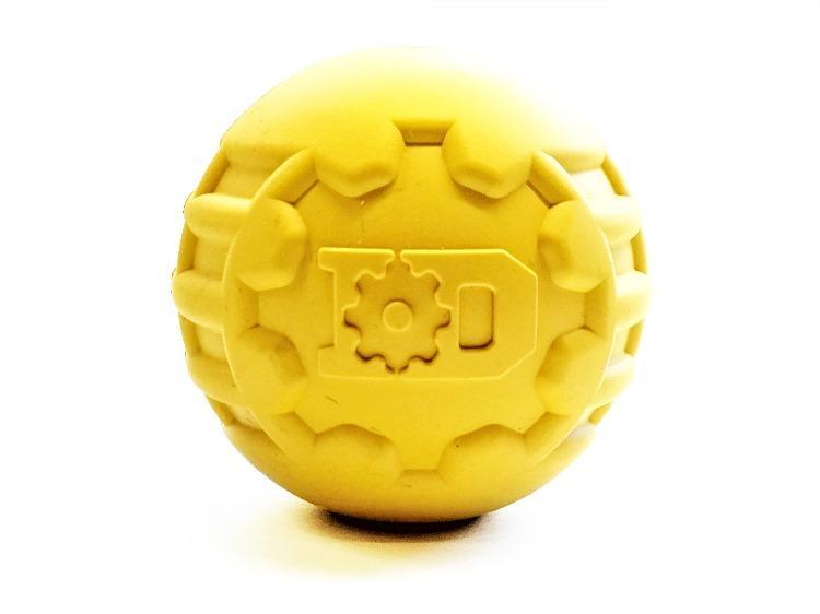 An image of SodaPup - True Dogs, LLC - ID Gear Ball - Yellow