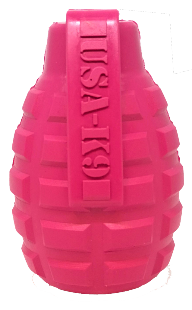 An image of SodaPup – True Dogs, LLC – USA-K9 Grenade – XL – Pink