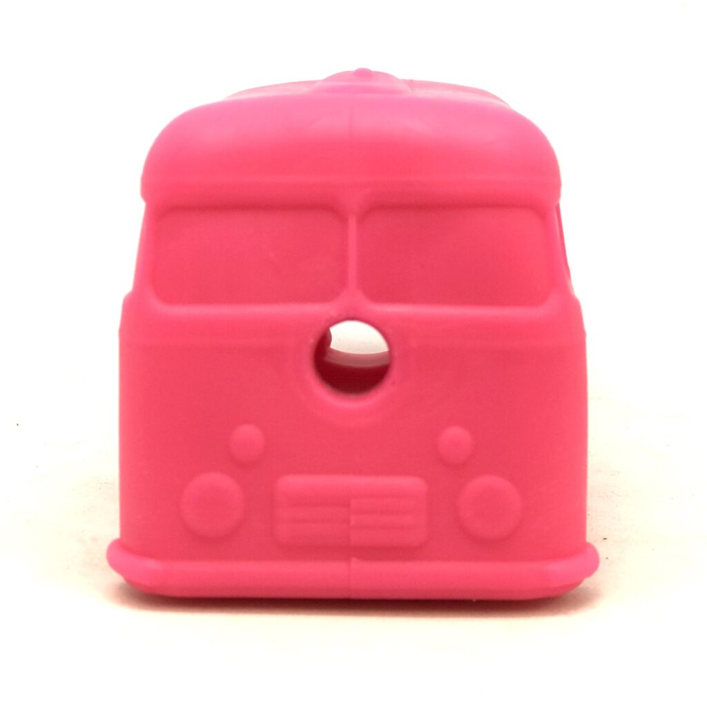 An image of SodaPup – True Dogs, LLC – MKB Surf’s Up Retro Van – Large – Pink