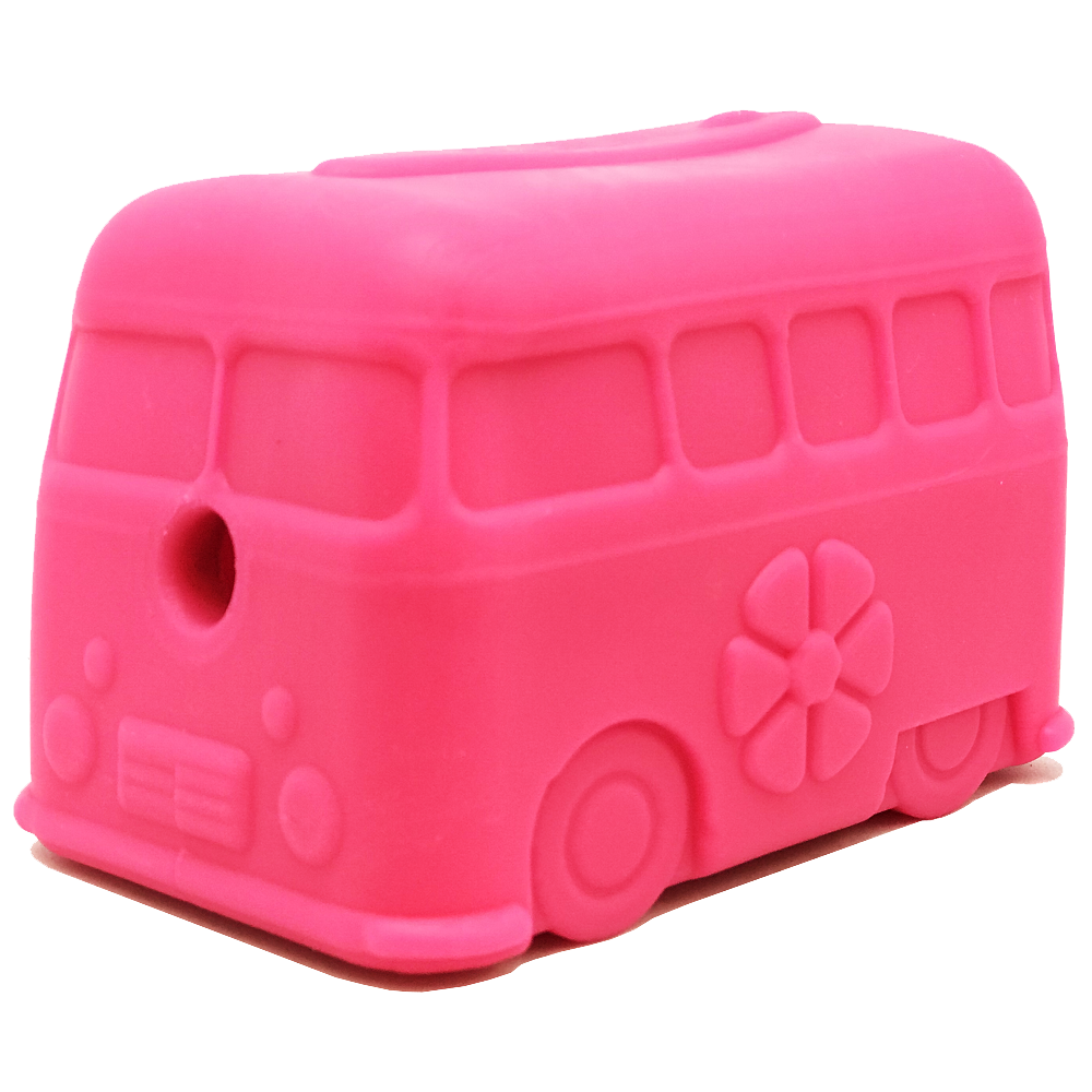 An image of SodaPup – True Dogs, LLC – MKB Surf’s Up Retro Van – Large – Pink