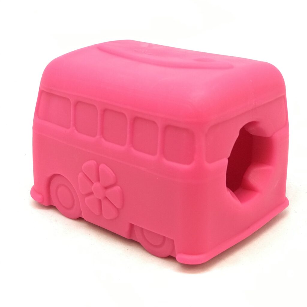 An image of SodaPup – True Dogs, LLC – MKB Surf’s Up Retro Van – Large – Pink