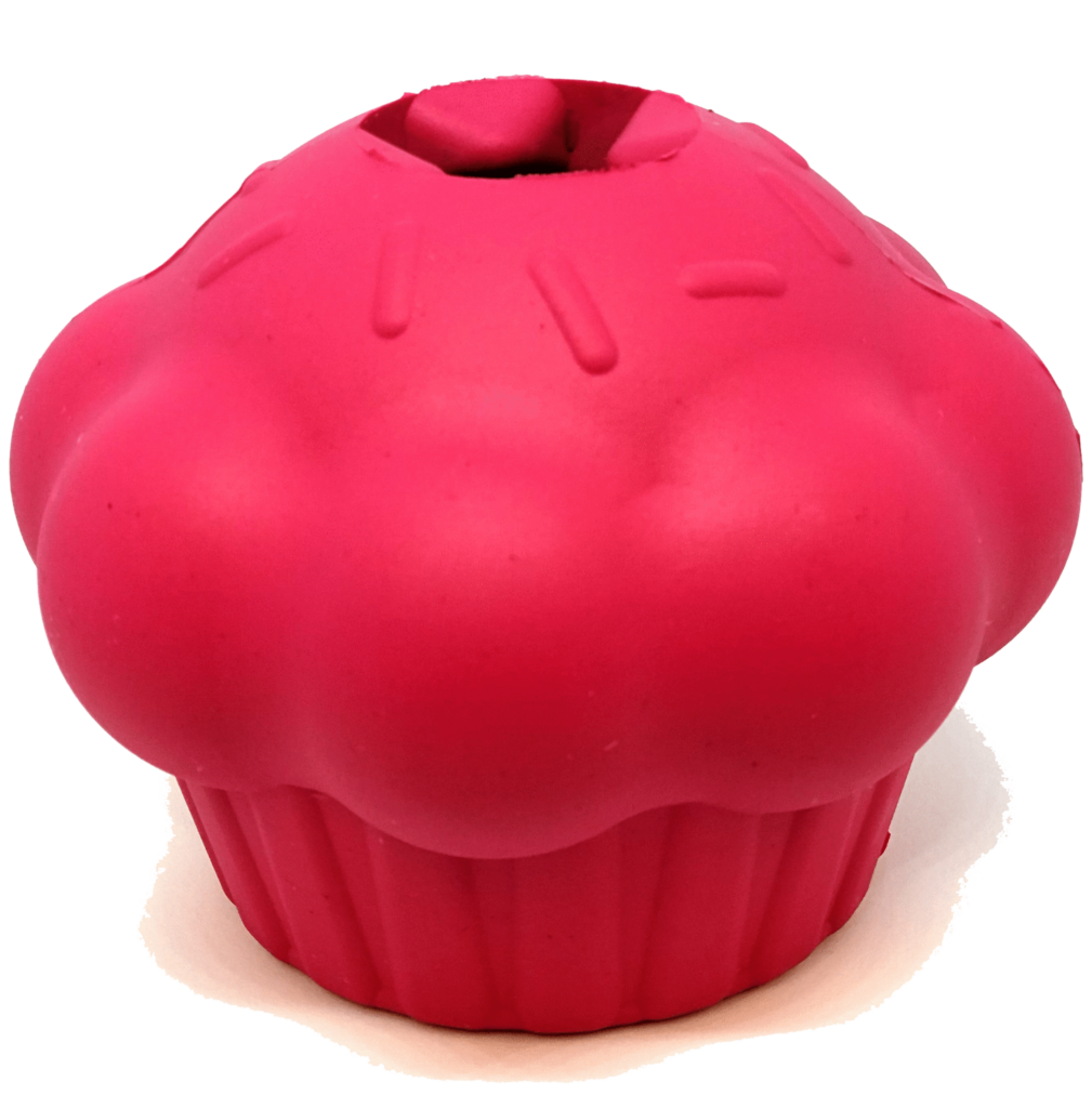 An image of SodaPup – True Dogs, LLC – MKB Medium Cupcake Treat Dispenser – Pink