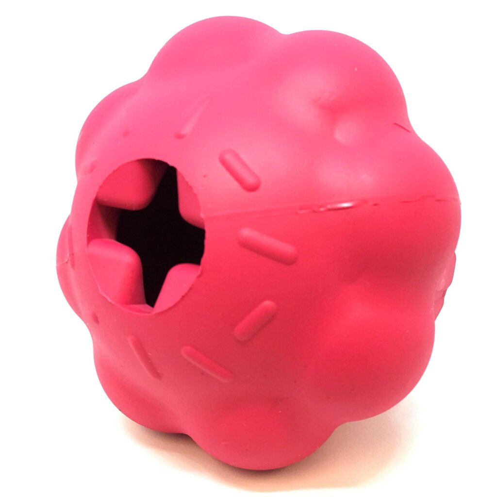 An image of SodaPup – True Dogs, LLC – MKB Medium Cupcake Treat Dispenser – Pink