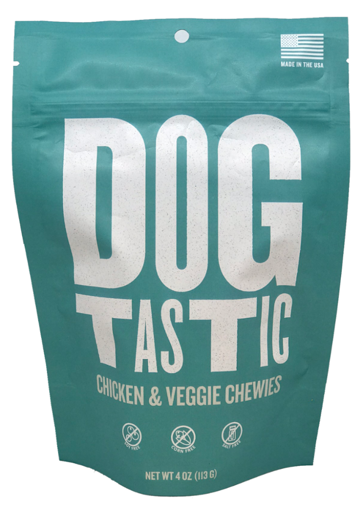 An image of SodaPup - True Dogs, LLC - DT Dogtastic Chicken & Veggie Chewies Dog Treats