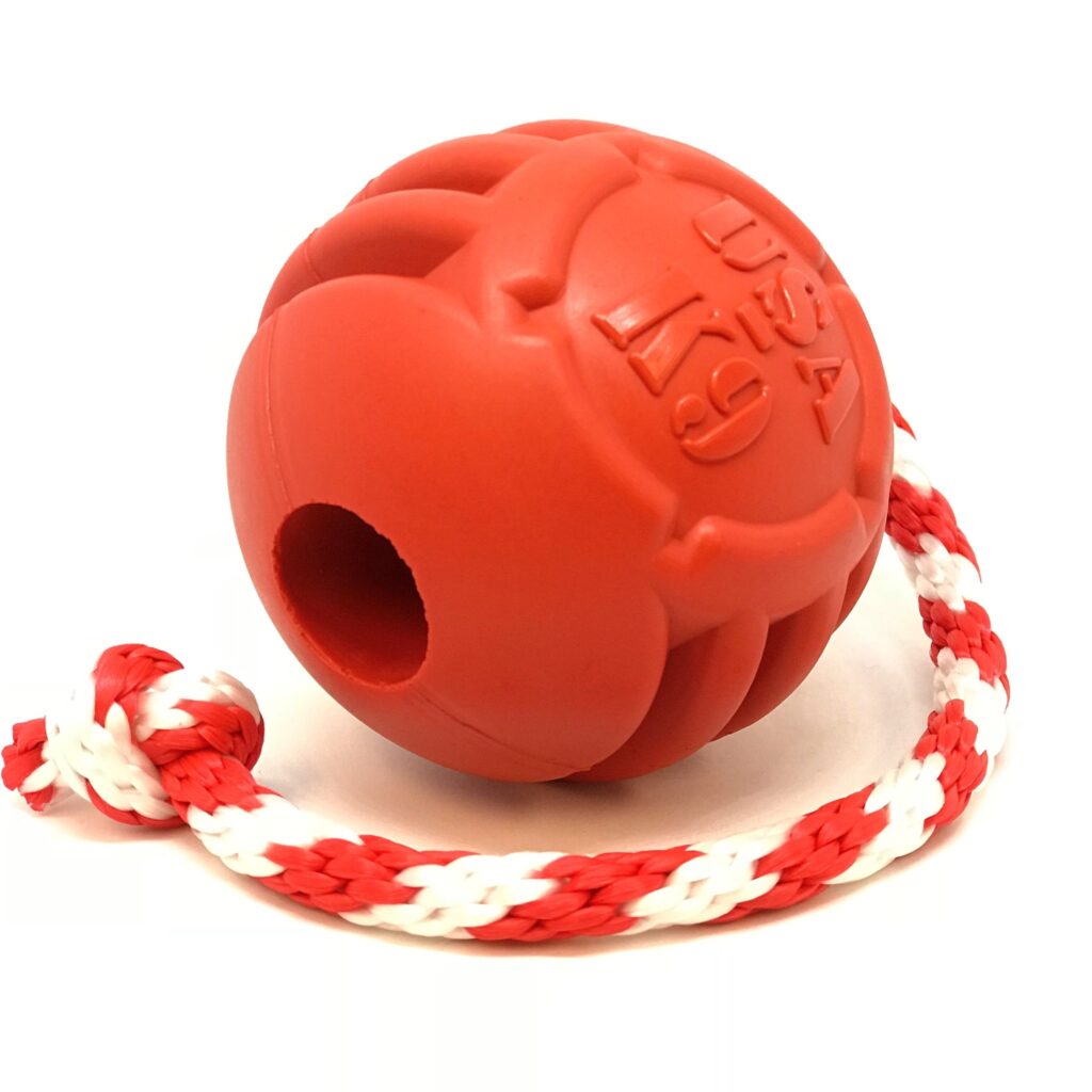 An image of SodaPup – True Dogs, LLC – USA-K9 Magnum Stars and Stripes Ultra-Durable Reward Toy