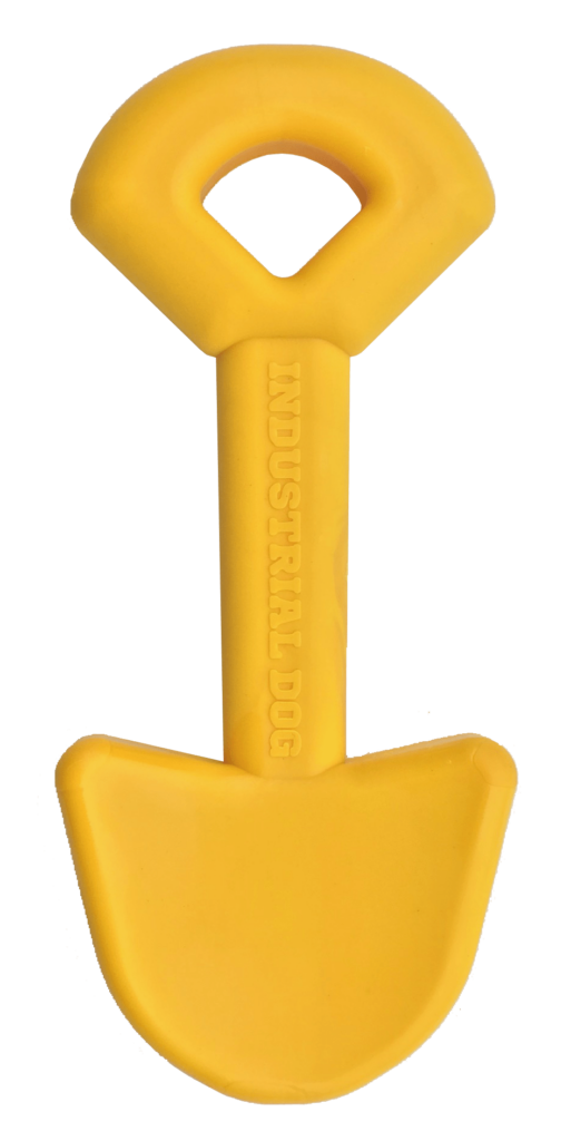 An image of SodaPup – True Dogs, LLC – ID Nylon Shovel – Yellow