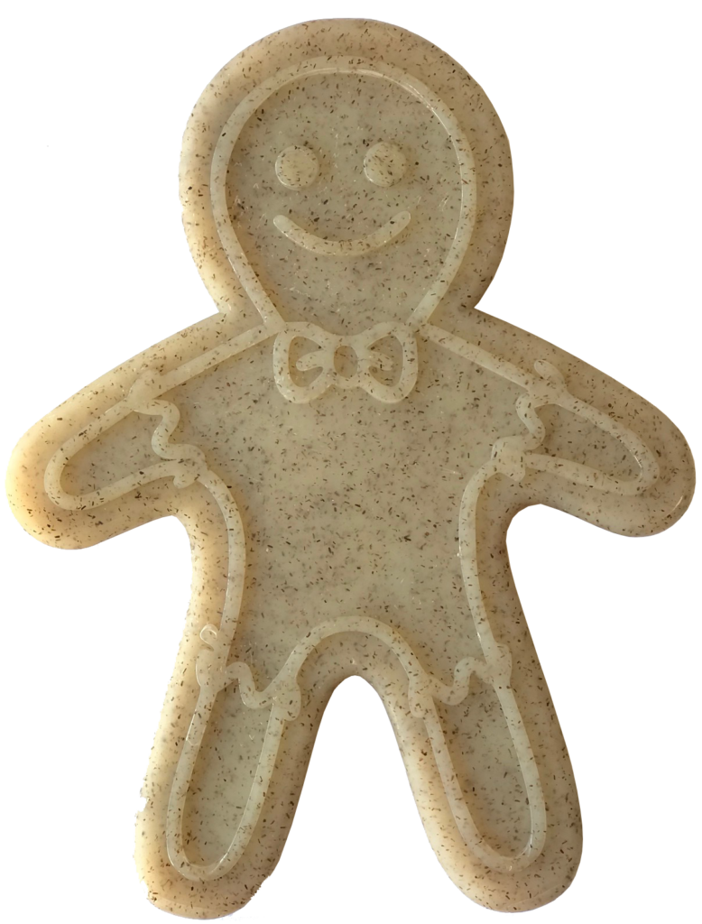 An image of SodaPup – True Dogs, LLC – SP Nylon Gingerbread Man – Brown