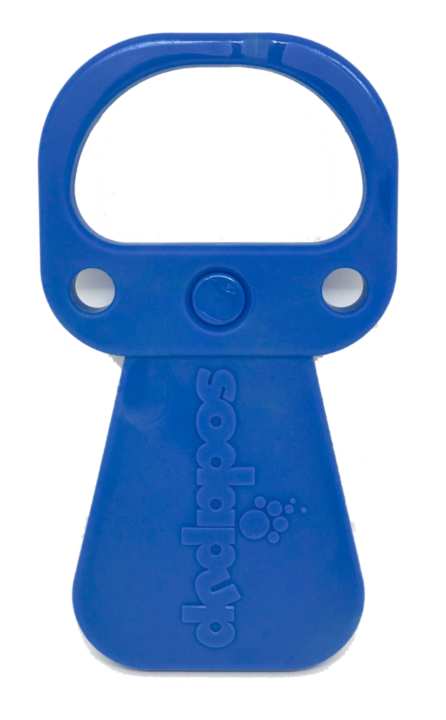 An image of SodaPup – True Dogs, LLC – SP Nylon Pop Top Pull Tab – Blue