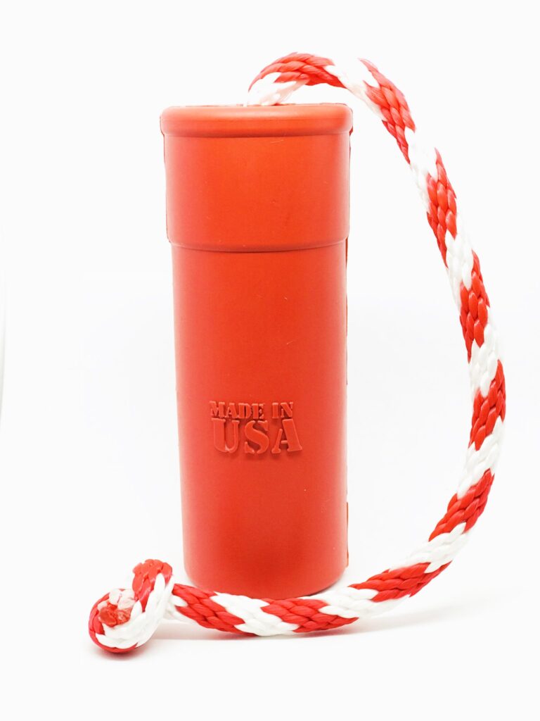An image of SodaPup – True Dogs, LLC – USA-K9 Firecracker Training Dummy – Large – Red