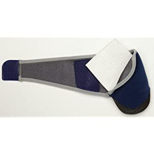 An image of Healers Petcare, Inc – HEALERS PetCare Medical Dog Bootie, Single Unit – Blue – X-Large