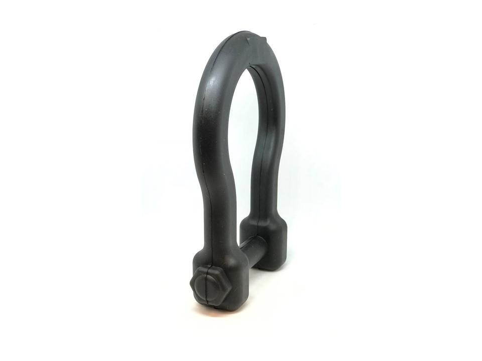 An image of SodaPup – True Dogs, LLC – ID Magnum Anchor Shackle Tug Toy – Black