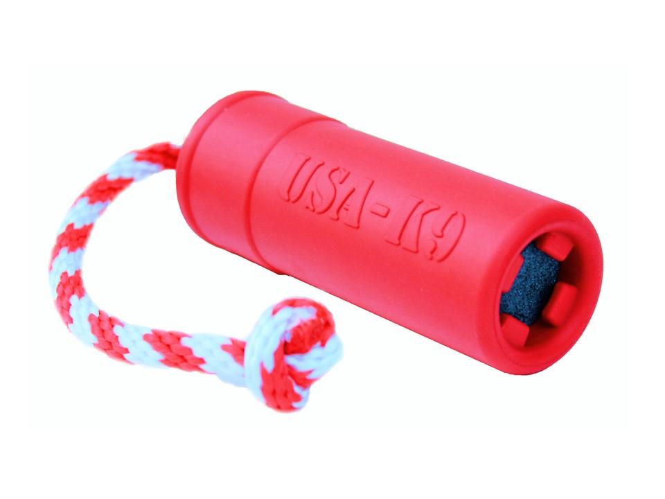 An image of SodaPup – True Dogs, LLC – USA-K9 Firecracker Training Dummy – Large – Red