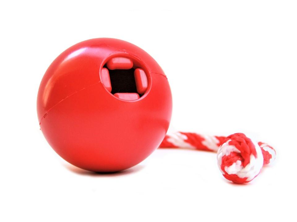 An image of SodaPup – True Dogs, LLC – USA-K9 Cherry Bomb – Large – Red