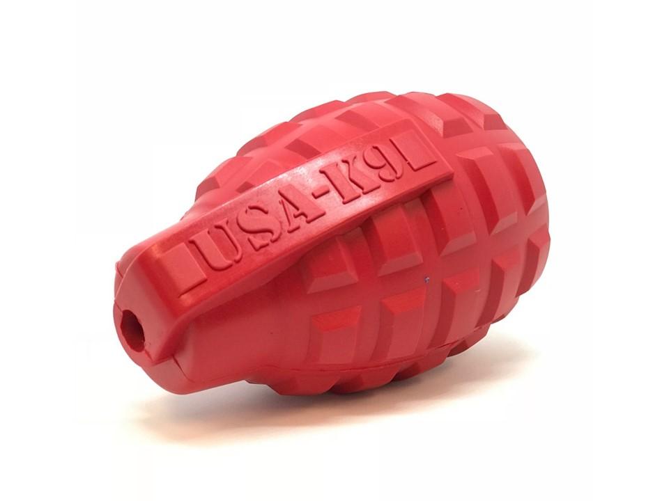 An image of SodaPup – True Dogs, LLC – USA-K9 Grenade – XL – Red