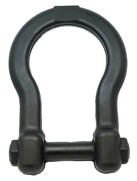 An image of SodaPup - True Dogs, LLC - ID Magnum Anchor Shackle Tug Toy - Black
