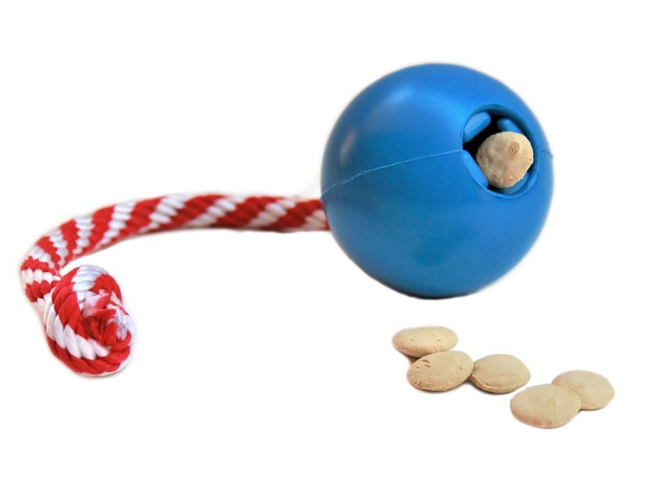 An image of SodaPup – True Dogs, LLC – USA-K9 Cherry Bomb – Medium – Blue