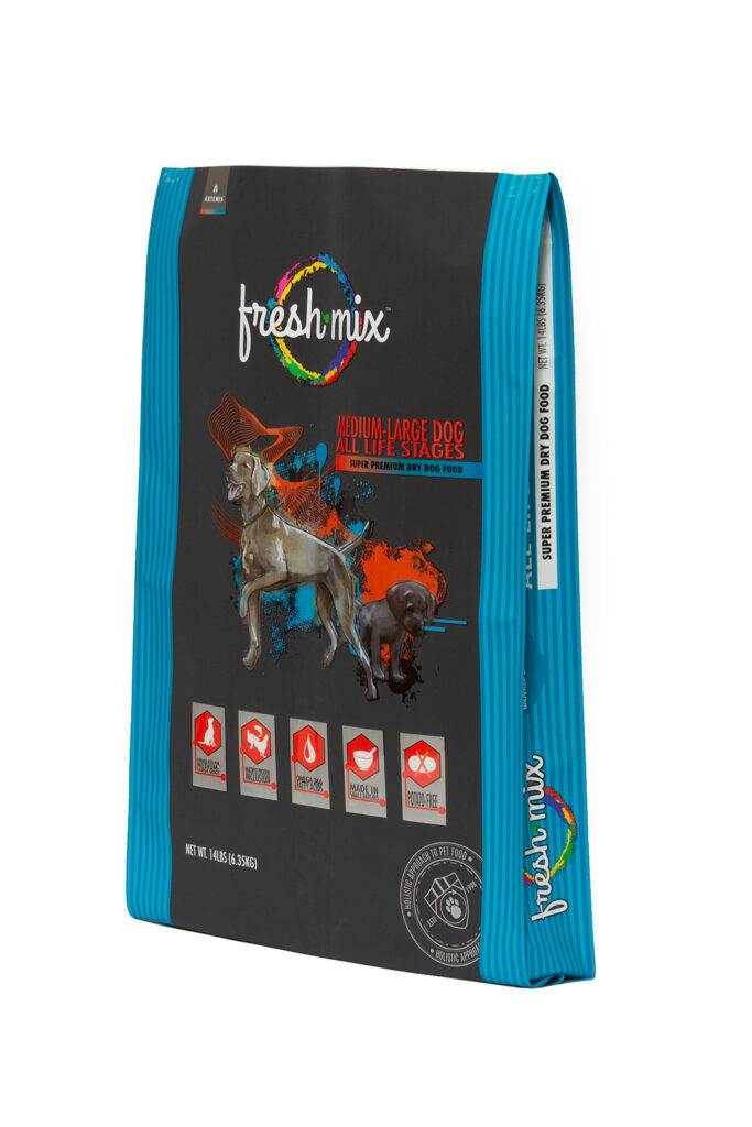 An image of Artemis Pet Food Company, Inc. – Fresh Mix – Medium/Large Breed Dog All Life Stage Dry Dog Food – 14 lb