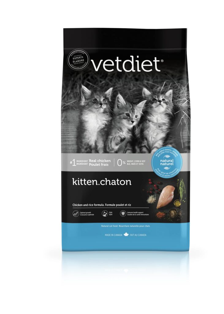 An image of Vetdiet - VETDIET KITTEN FOOD - CHICKEN AND RICE FORMULA 7 LB