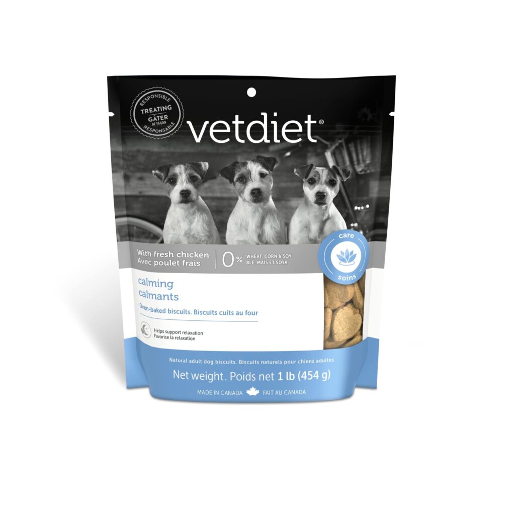An image of Vetdiet - VETDIET CALMING DOG BISCUITS - CHICKEN 1 LB