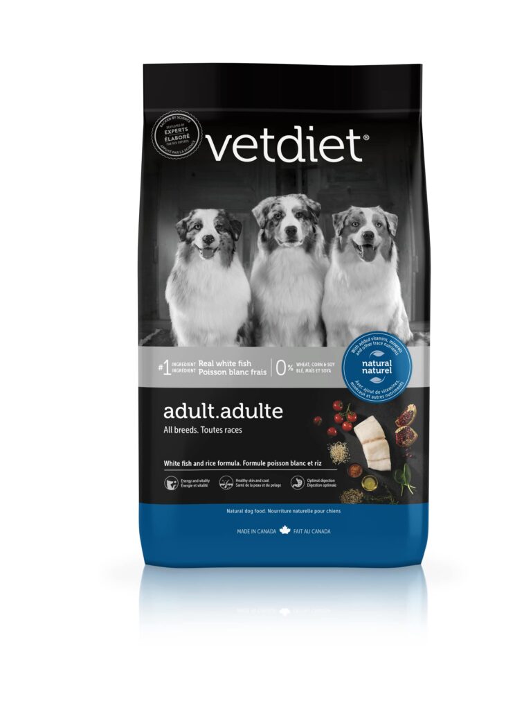 An image of Vetdiet - VETDIET ADULT DOG WHITEFISH & RICE FORMULA
