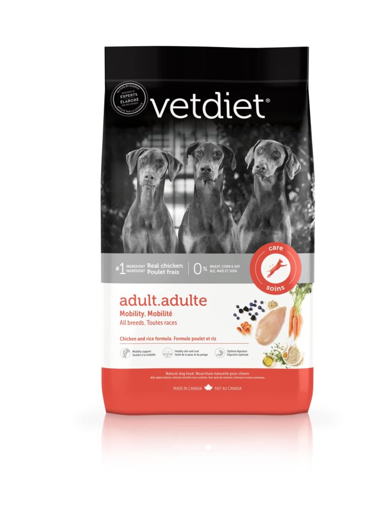 An image of Vetdiet – VETDIET ADULT DOG MOBILITY CHICKEN FORMULA