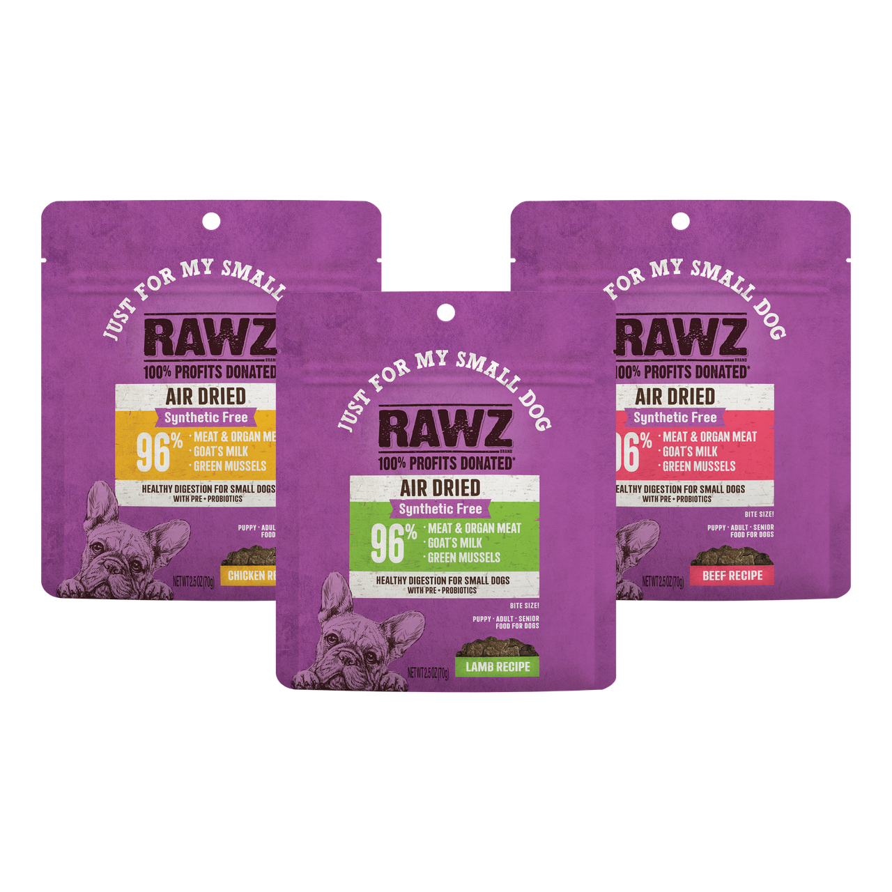 RAWZ Introduces Air Dried “Just for My Small Dog” Food