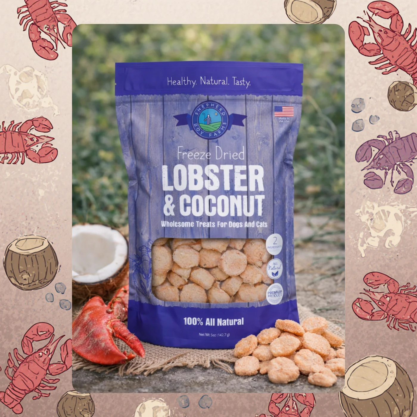 New Single-Protein Snack Made with Wild Caught Lobster and Organic Coconut 