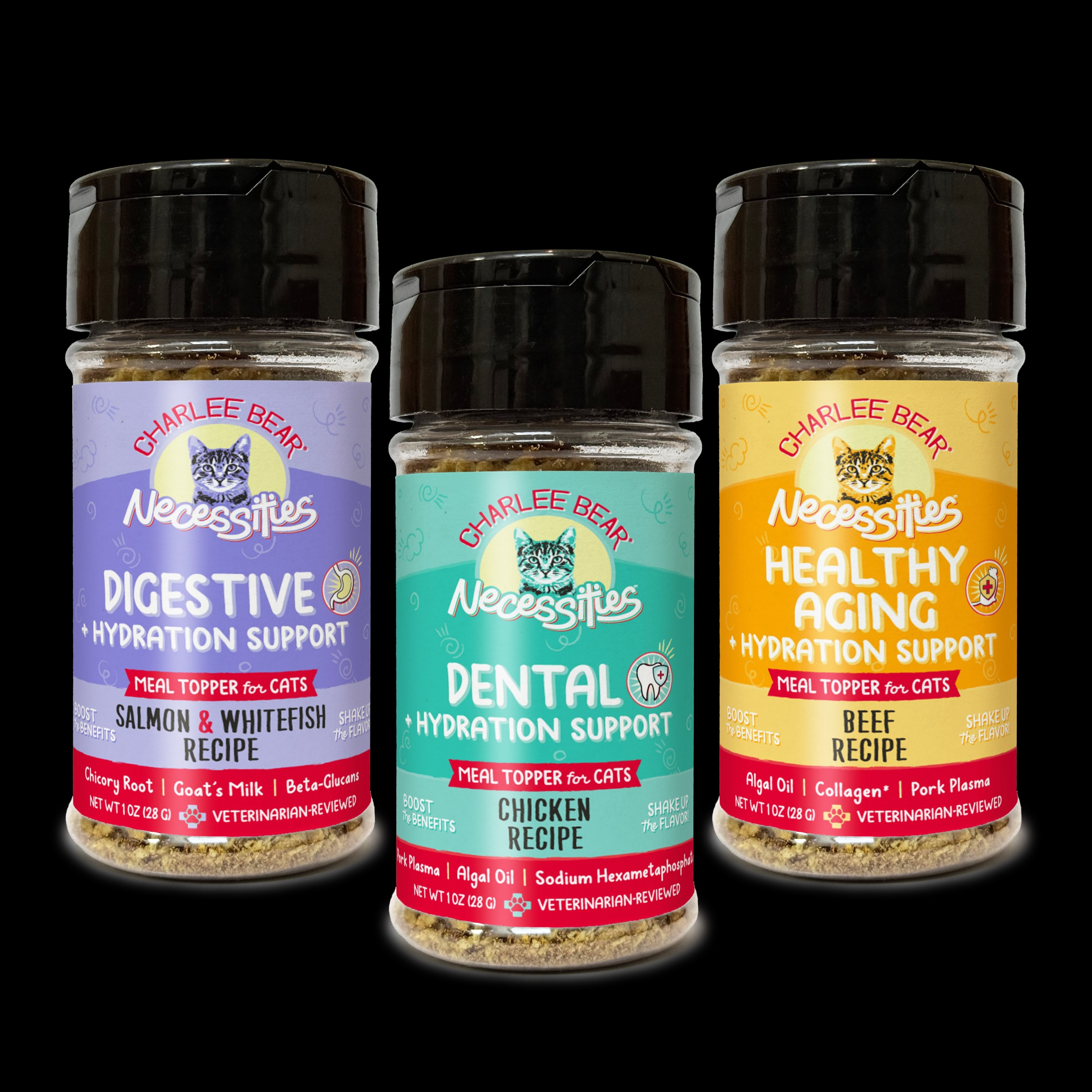 Charlee Brings Functional Mealtime Nutrition to Cats with New Necessities™ Toppers