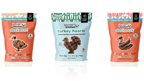 Joyride Dogs Takes Aim at Mystery Treats With Expanded Single Ingredient Pet Treat Line